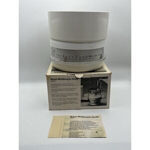 Braun Multipractic UKW 1 Type 4243 Kitchen Scale | Vintage Dieter Rams | Swiss M
